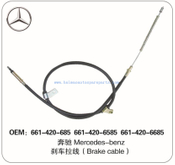 Auto Parts Brake Cable OEM 661 420 6685